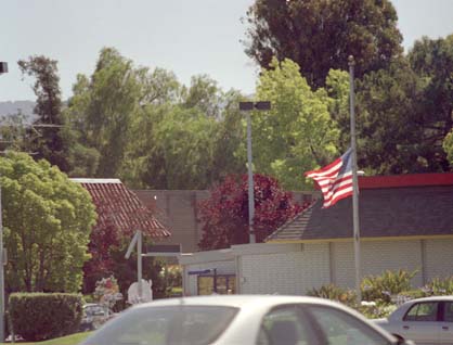 Flag at Half Staff, Fast-Food Establishment