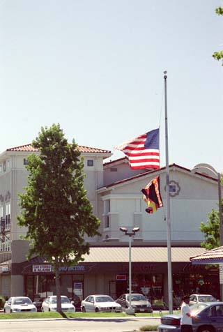 Flag at Half Staff, Fast-Food Establishment