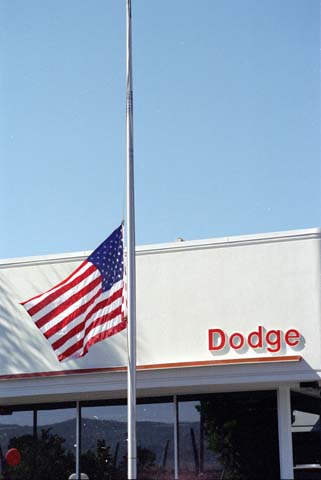 Flag at Half Staff, Dealership