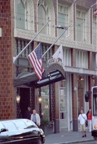Flag at Half Staff, San Jose Hotel