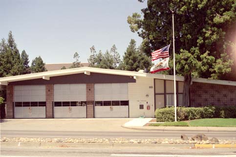 Flag at Half Staff, Sunnyvale Fire Station