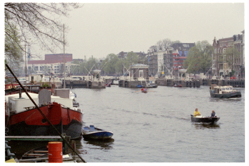 House Boat on Amsterdam Canal