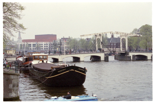 House Boat on Amsterdam Canal