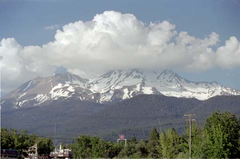 Mt Shasta, Clouded