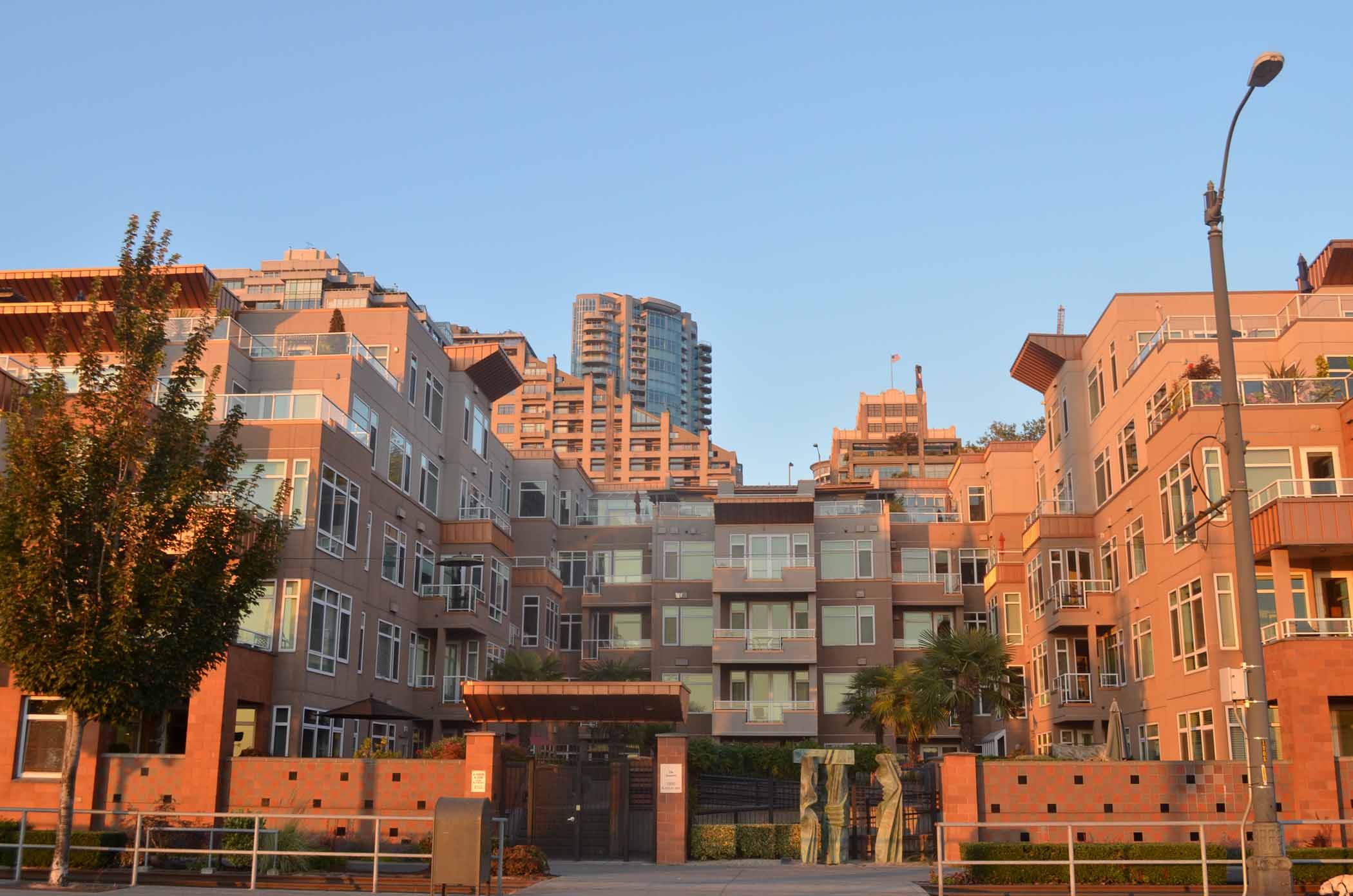 Housing Along Alaskan Way in Seattle