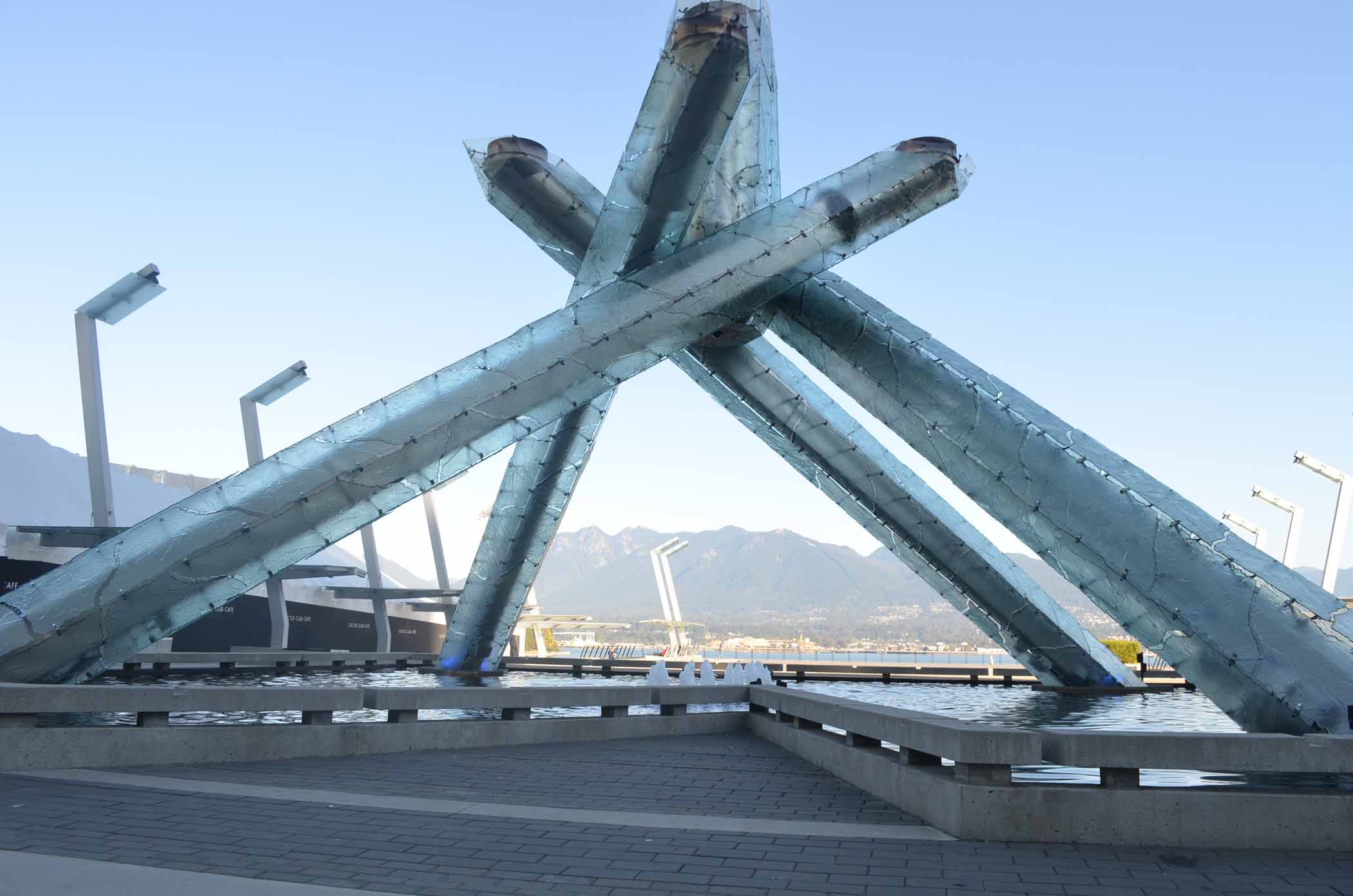 Sculpture along Vancouver Waterfront Rd