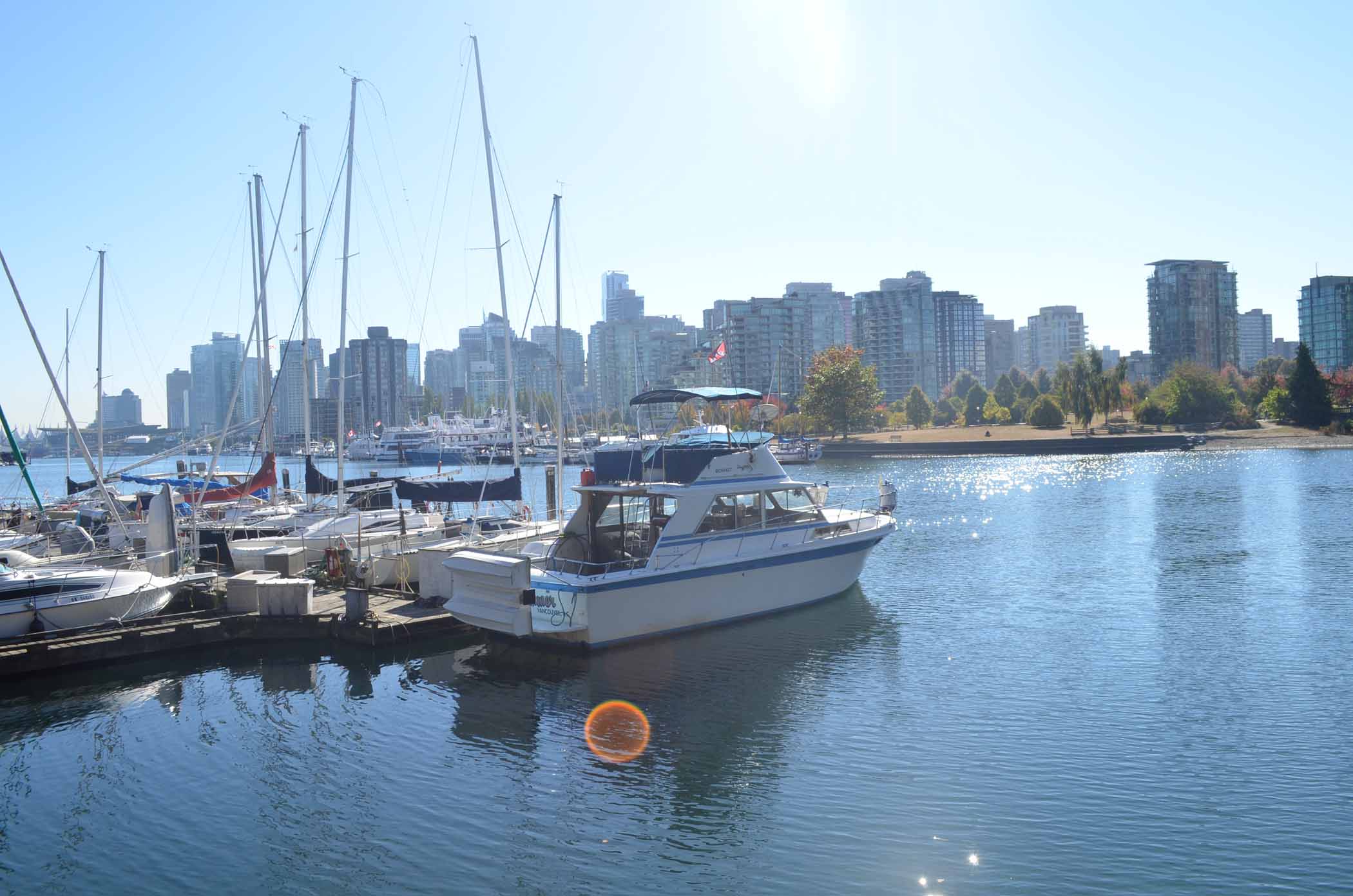 Marina in Vancouver Stanley Park