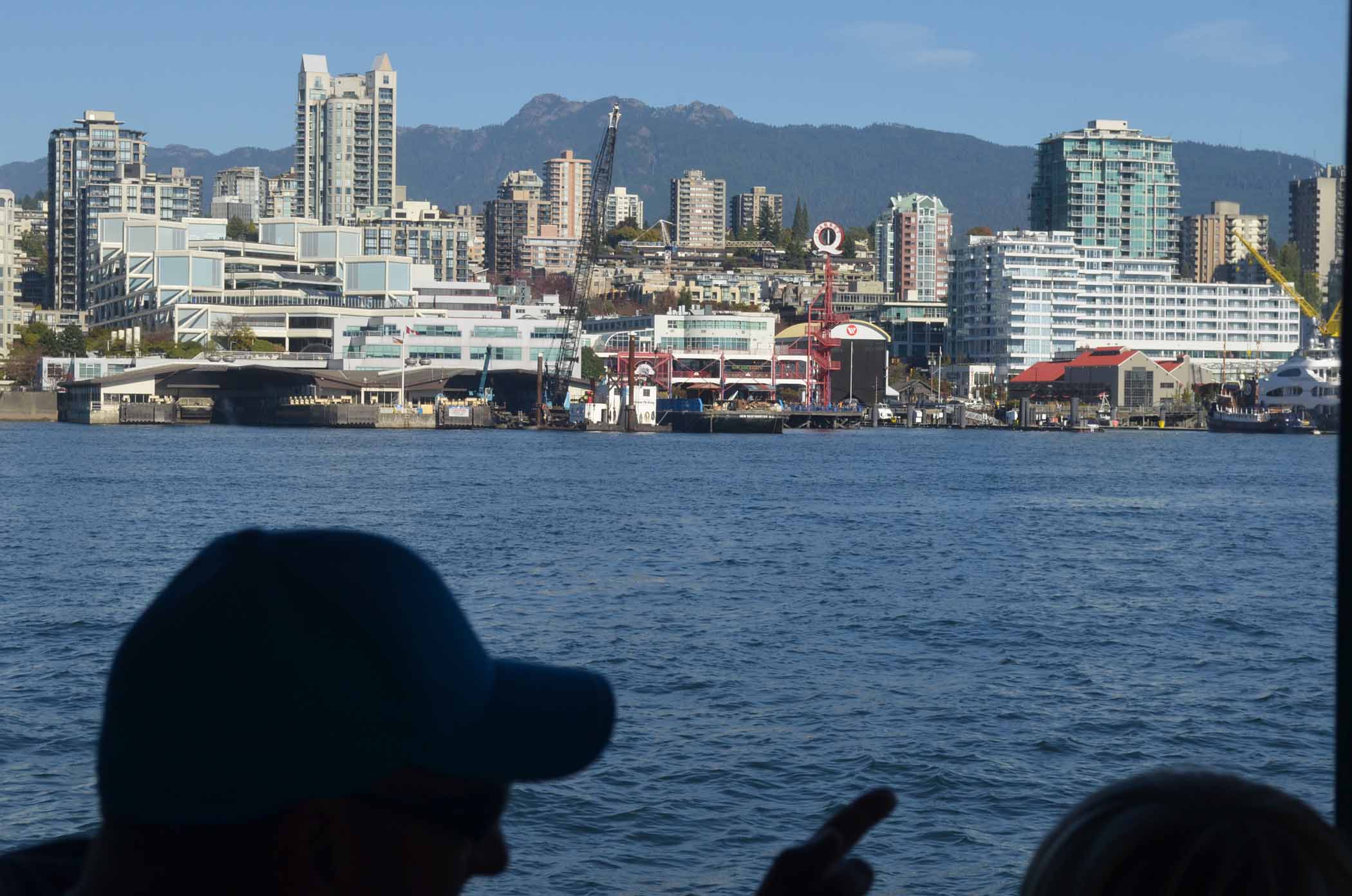 On the Seabus in Vancouver