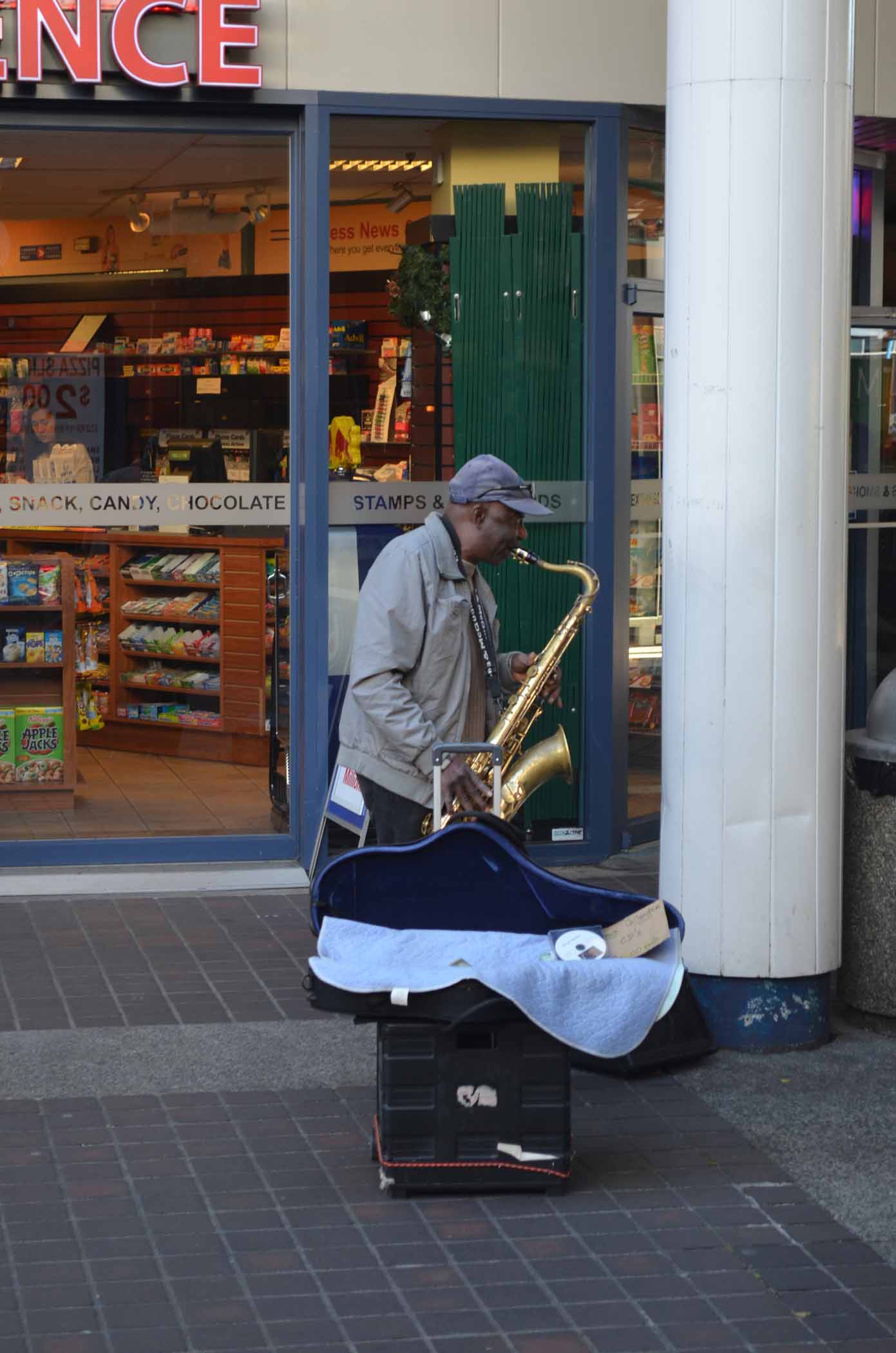 Street Musician in Vancouver