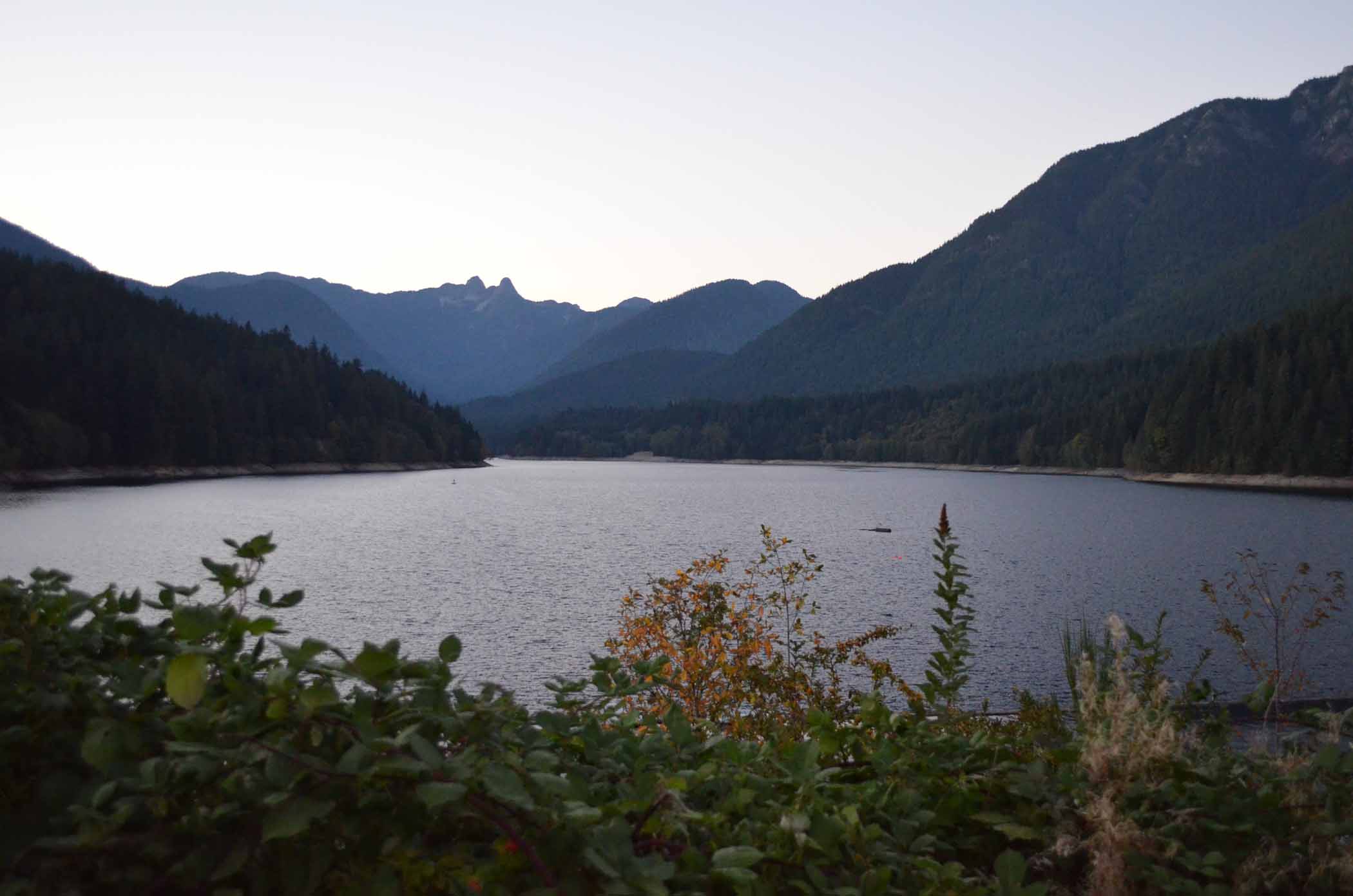 Capilano Lake in North Vancouver